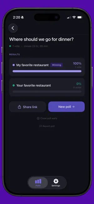 Sway Polls screenshot 2