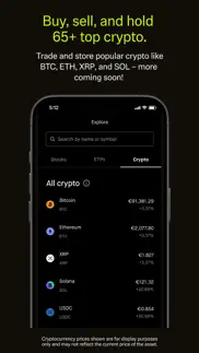 robinhood crypto, bitcoin, btc iphone capturas de pantalla 2