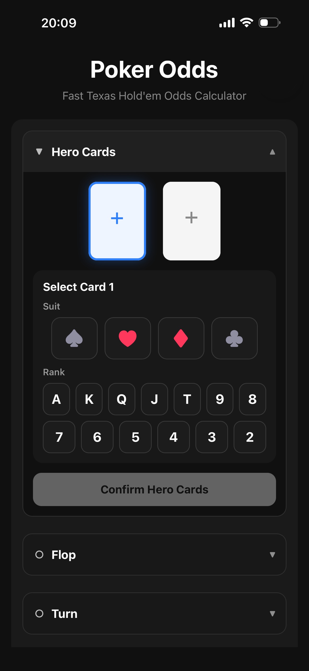 Screenshot 3 of Poker Odds (Hold'em)