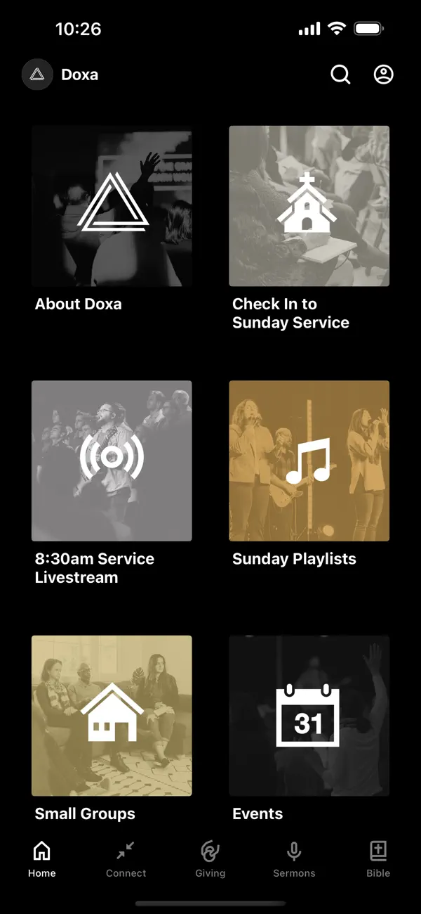 Screenshot #1 pour Doxa Church App
