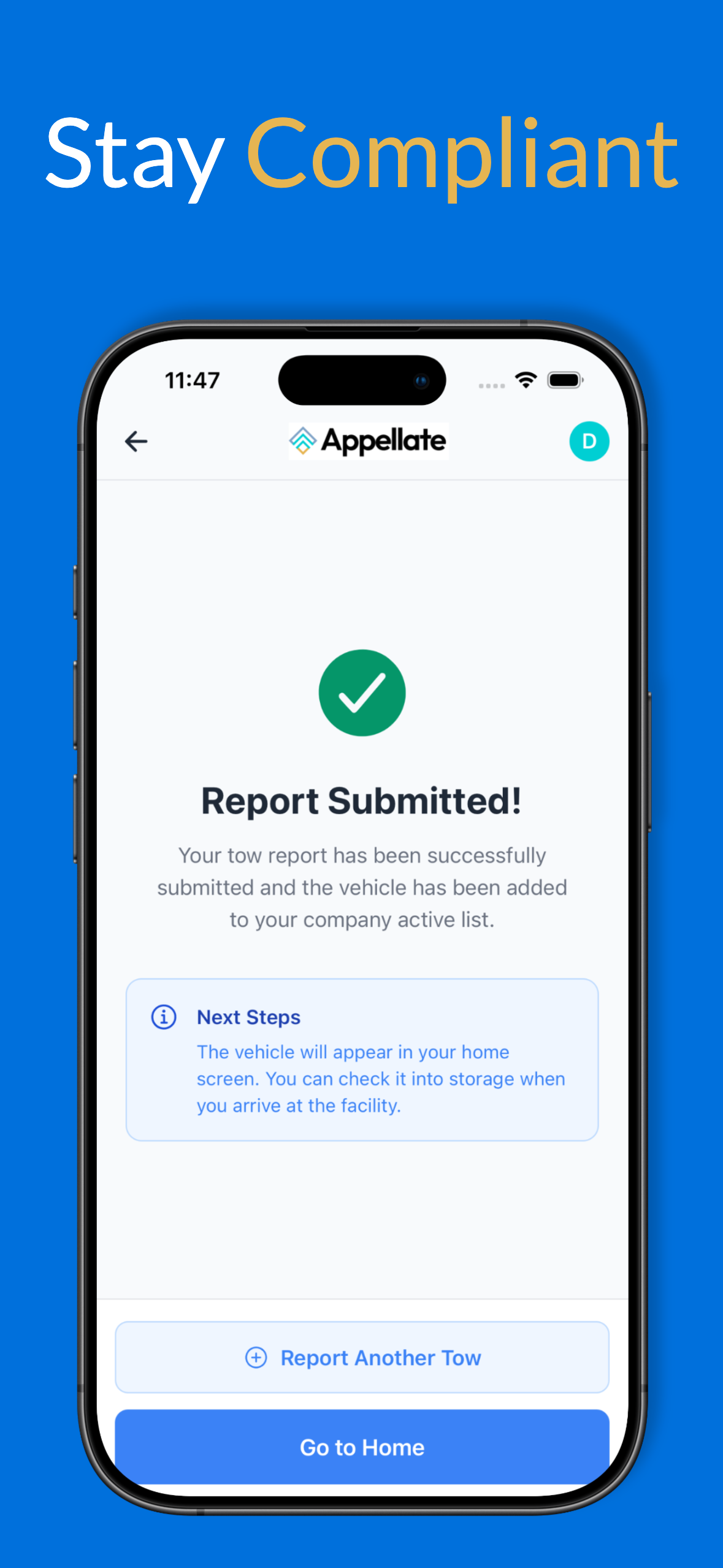 TOW REPORT screenshot 3