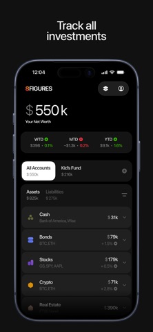 8FIGURES: Net Worth Tracker Screenshot 1 of 5