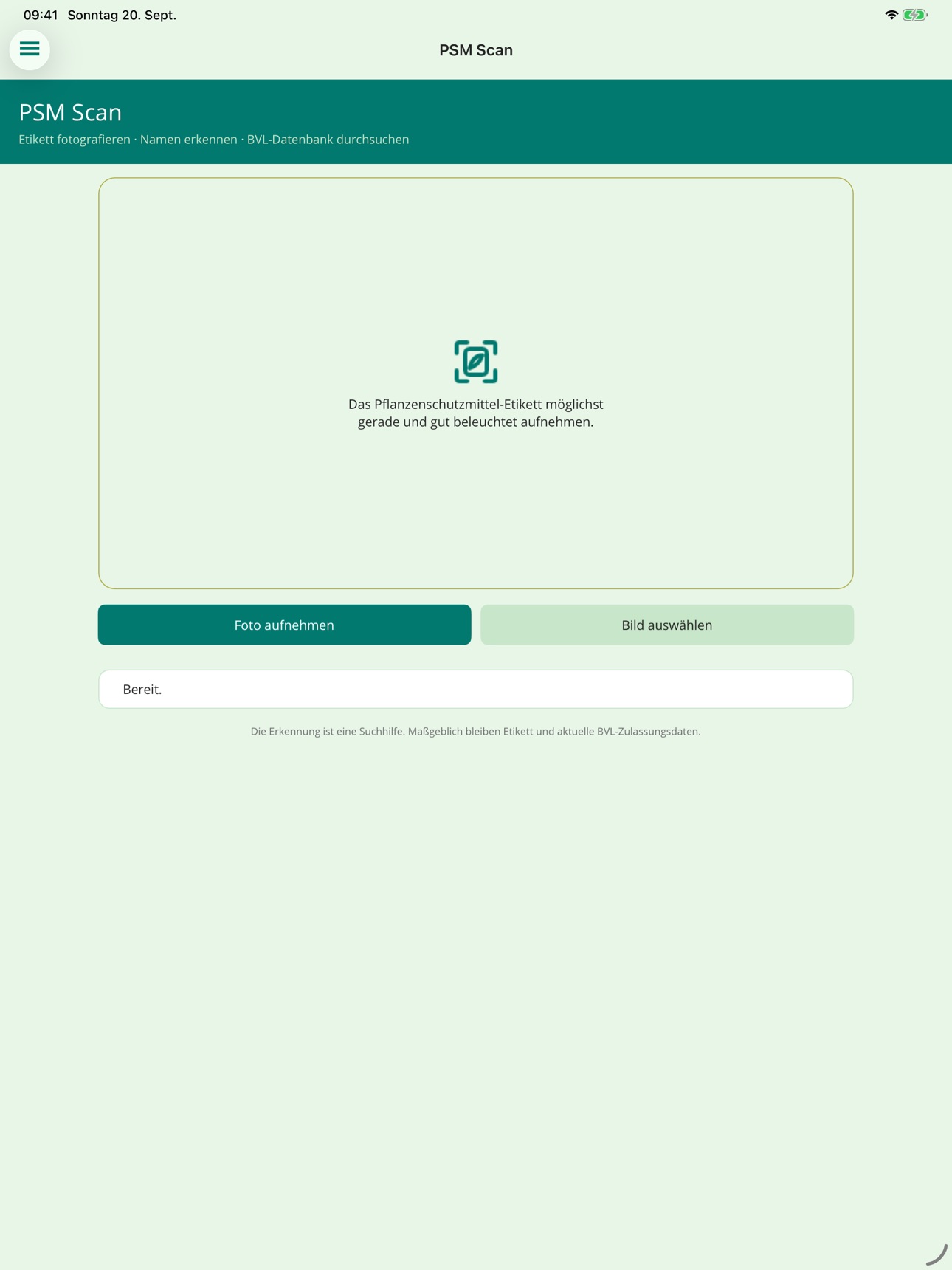 Screenshot 5 of WinTec Pflanzenschutz-Scan