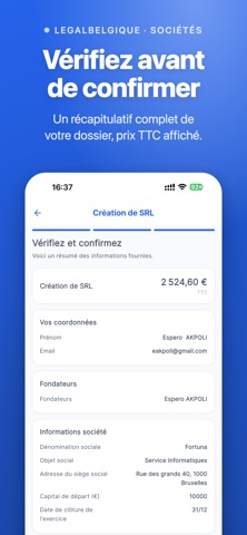 LegalBelgique screenshot