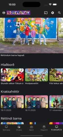 RÚV screenshot