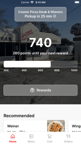 Cosmic Pizza To Go iPhone screenshot 1 - Food & Drink app