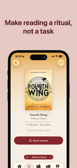 SlowRead: Book Tracker & TBR iPhone screenshot 4