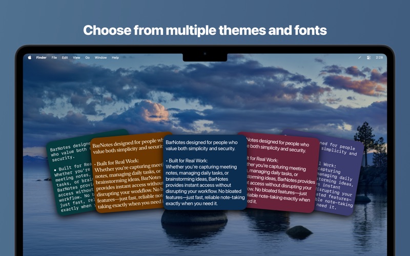 BarNotes app screenshot 2