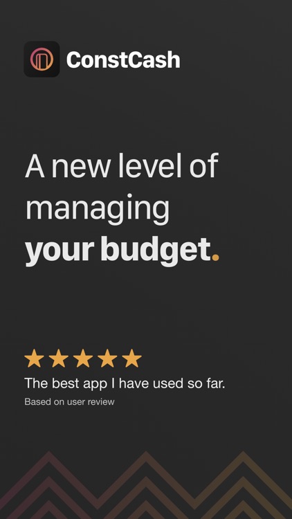 ConstCash: Budget Manager