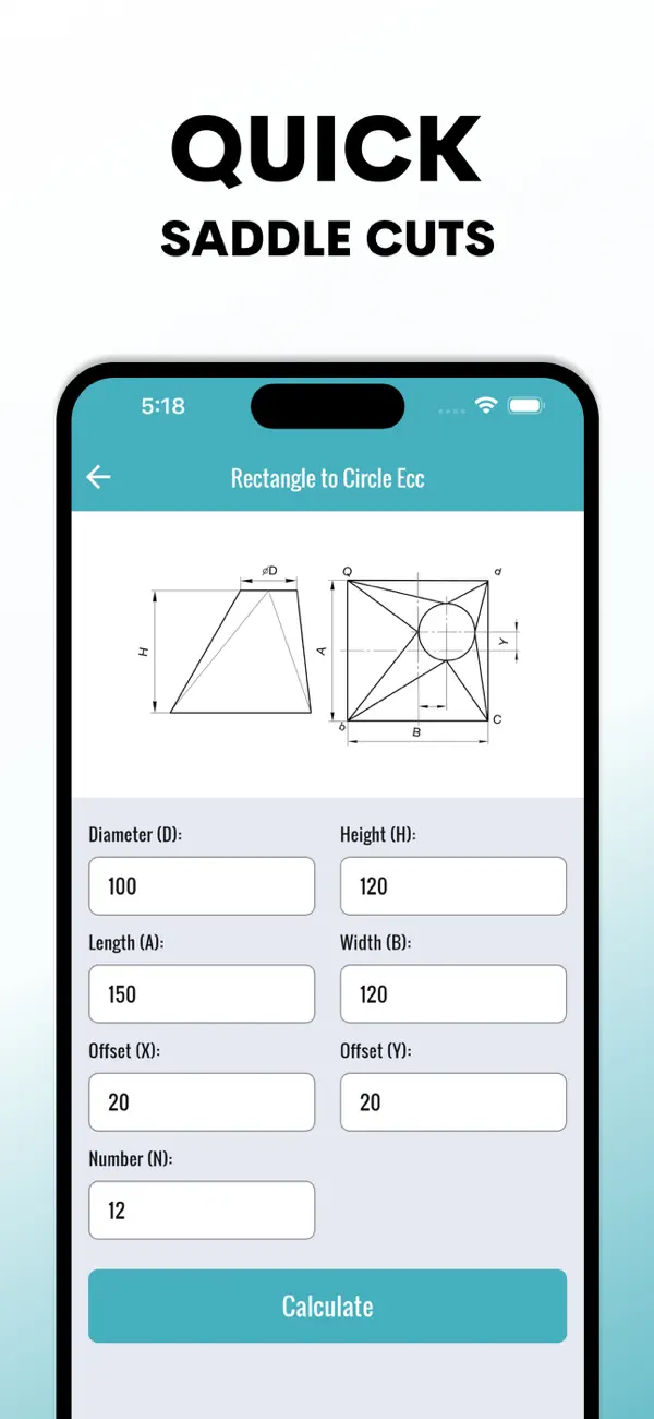 Screenshot #2 pour Flat Pattern Bend Calculator