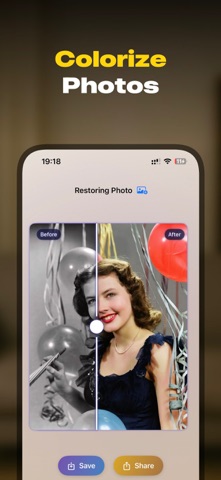 Old Photo Restore: PicRenew iPhone screenshot