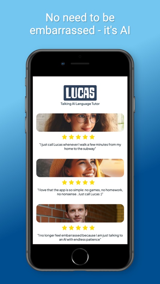 #5. Luca | AI language tutor (iOS) By: Alldone GmbH