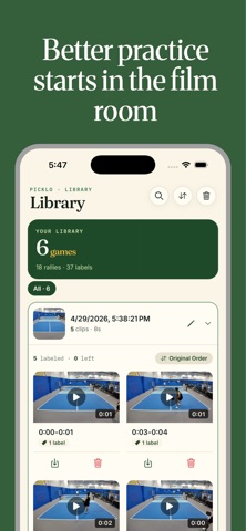 Picklo: My Pickleball Journal screenshot