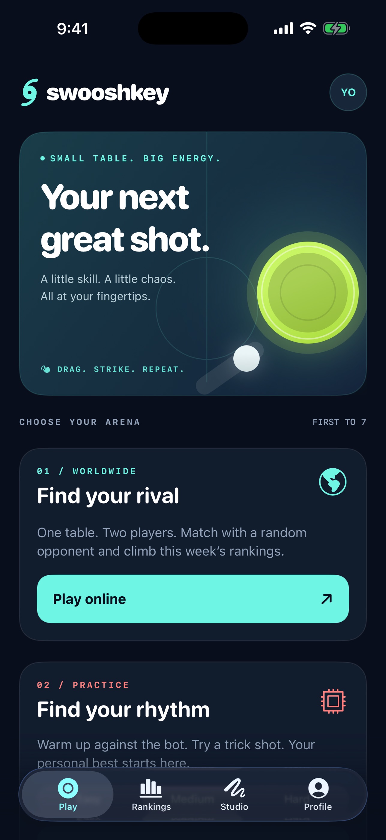 Screenshot 1 of Swooshkey