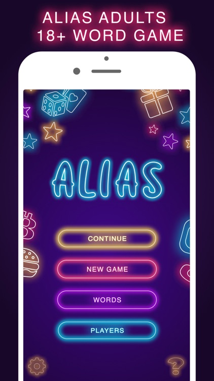 Alias 18+ party game - Adults