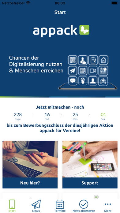 Appack - App Entwicklung Screenshot