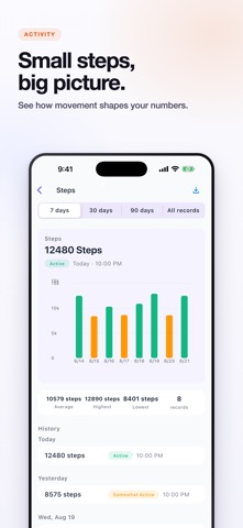 Diabetes Tracker : BP Log Screenshot 7 of 8