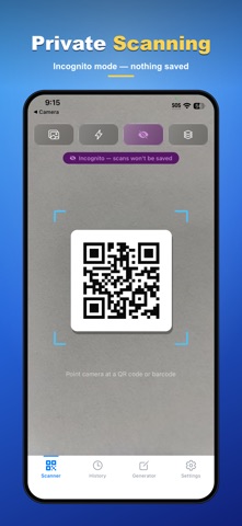 Scanzo: QR & Barcode Scanner Screenshot 9 of 10