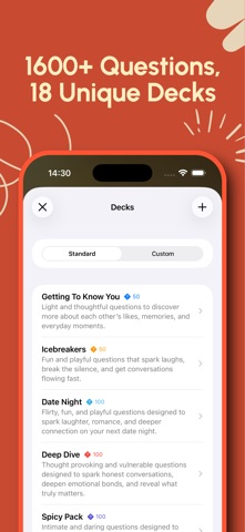 Icebreaker: Couples Questions iPhone screenshot