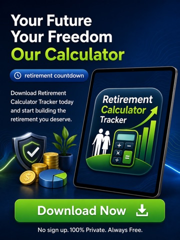 Retirement Calculator Tracker iPad screenshot