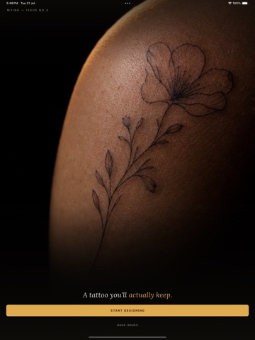 MyInk - AI Tattoo Design iPad screenshot