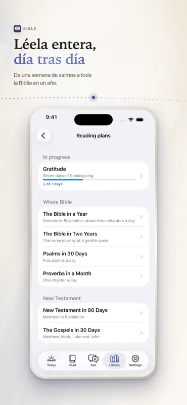 Santa Biblia: Audio y Plan screenshot 5 of 5