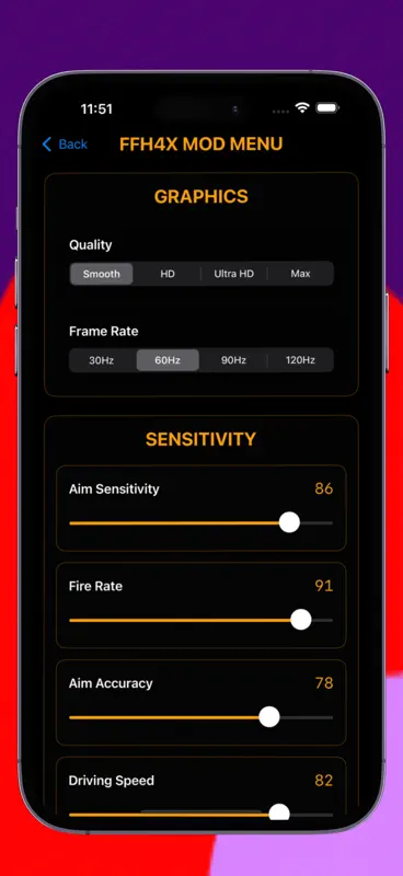 Regedit ffh4x vip mod menu screenshot 2 of 7