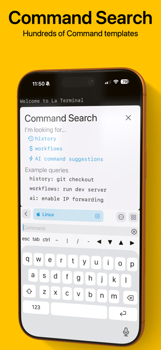 La Terminal: Mosh & SSH Client Screenshot 2 of 8