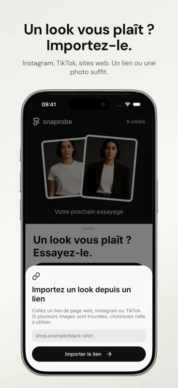 Snaprobe : Essayage virtuel screenshot 2 of 6