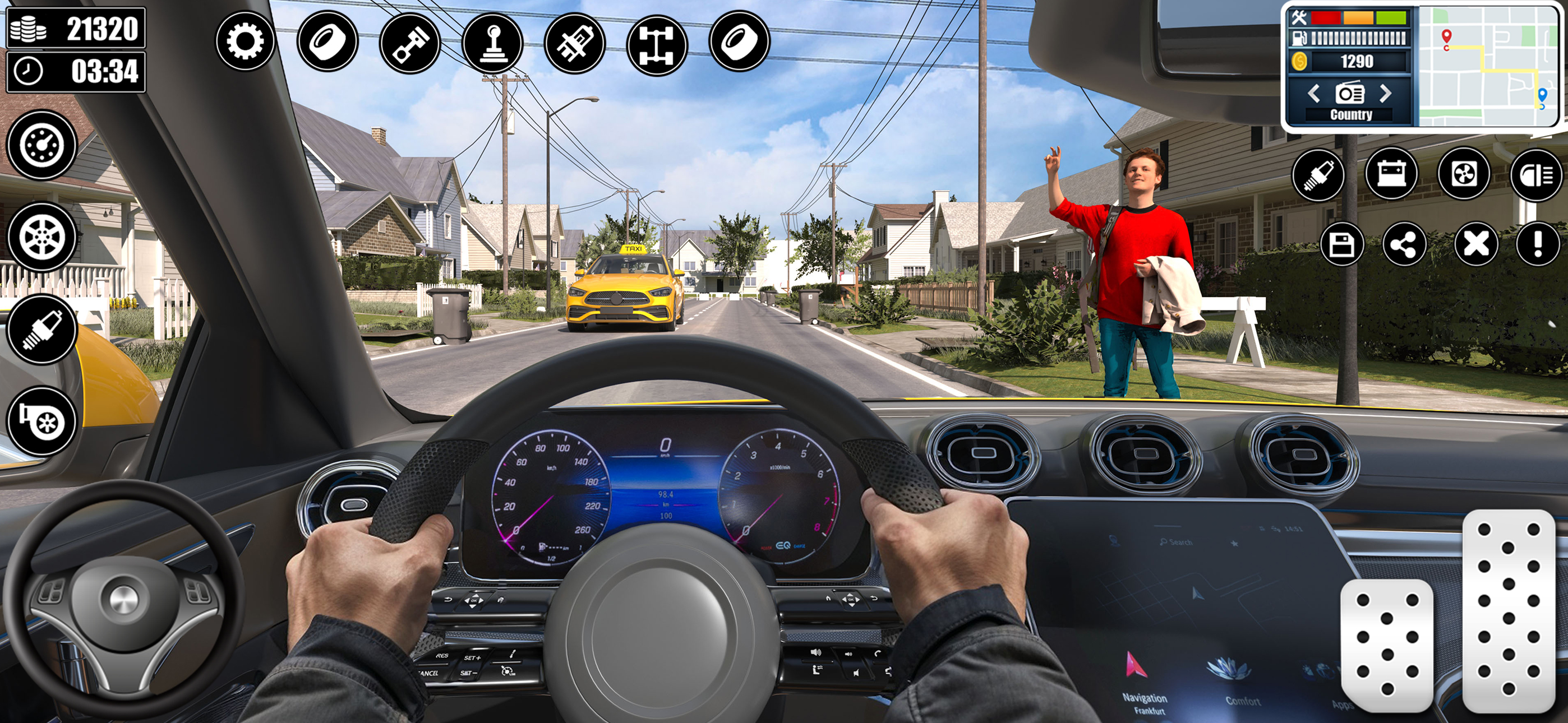 City Taxi Driver Cab Simulator screenshot 4
