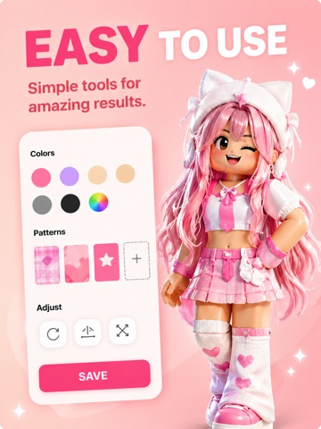 SkinBlox-Skin Maker for Roblox iPad screenshot