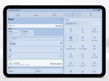 Converter Pro – Unit Converter iPad screenshot