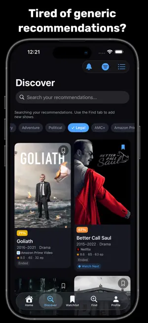 Next Watch TV: What to Watch screenshot 4