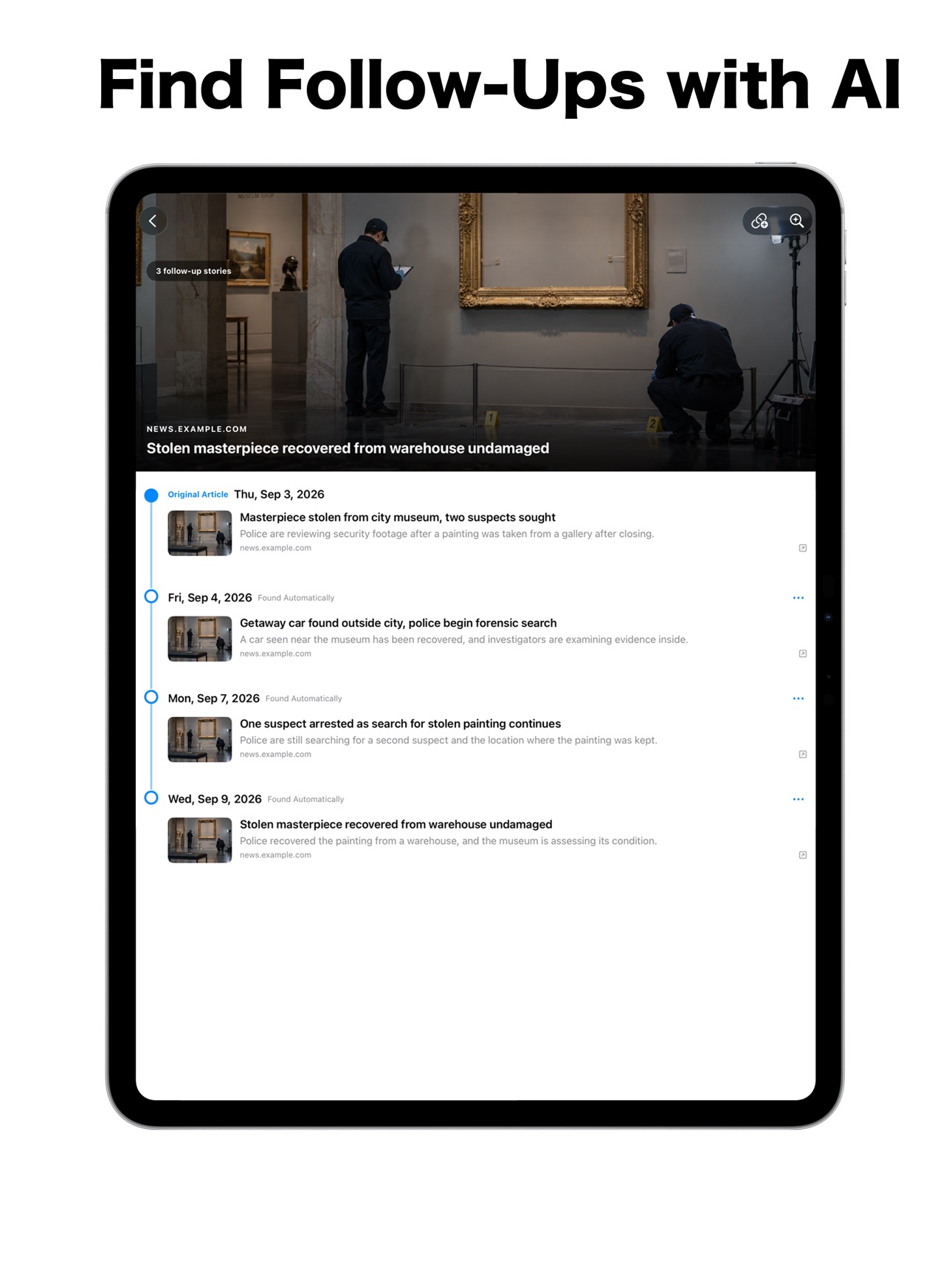 Screenshot 4 of News Bookmark: Track Stories