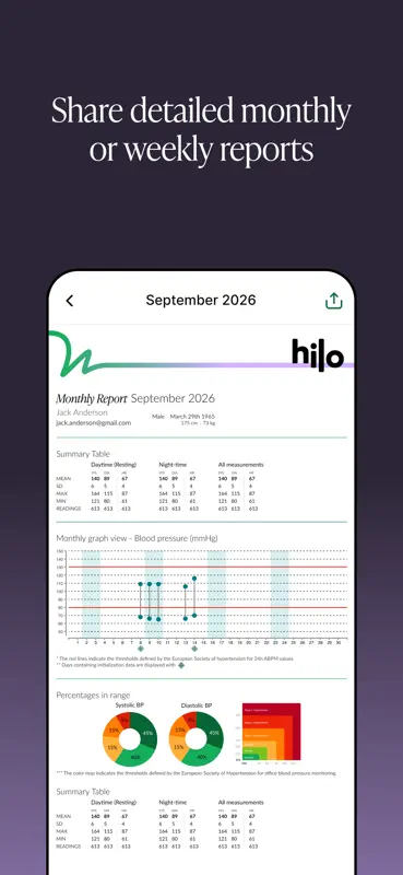 Hilo Blood Pressure Companion screenshot 6 of 6