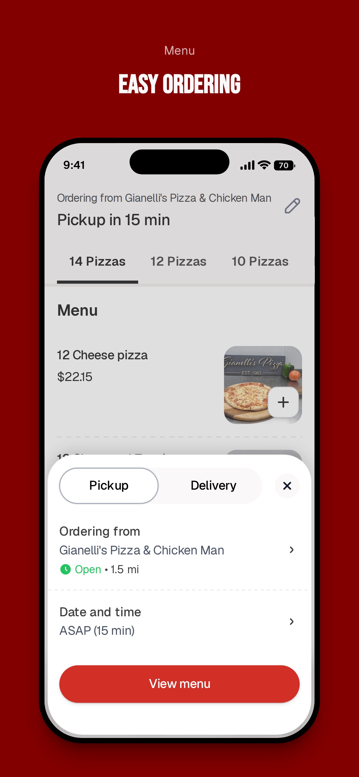 Screenshot 3 of Gianelli's Pizza & Chicken Man