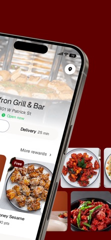 Saffron Grill & Bar iPhone screenshot