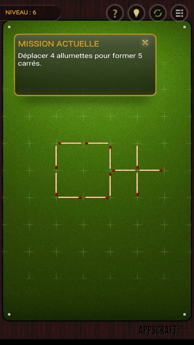 Screenshot #1 pour Enigme Allumettes