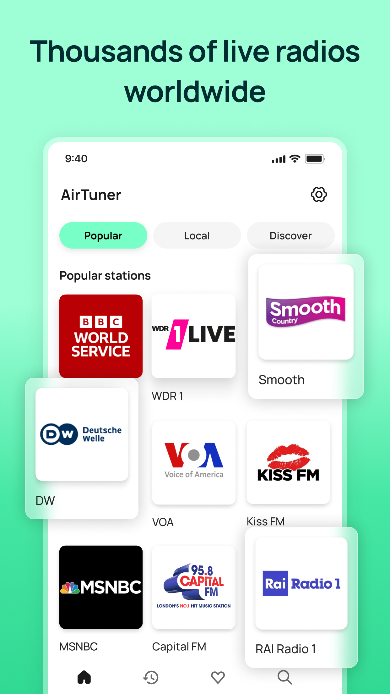 AirTuner - Radio Internet & FM