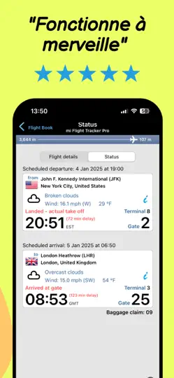 Capture d'écran de Flight Tracker Pro | Fly Radar sur iPhone 4