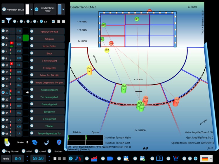THSAX Handball Spiel Statistik screenshot-4