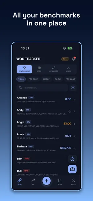 WOD Tracker: CrossFit & HYROX screenshot 2