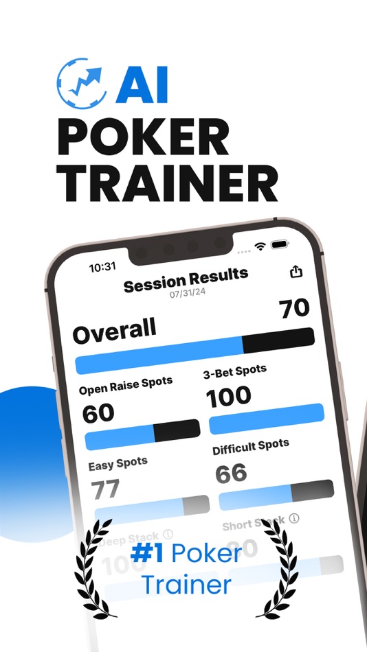 #1. GTO Preflop Wizard Poker AI (iOS) Podle: Heater LLC