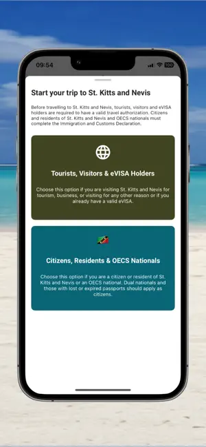 e-Border - St. Kitts & Nevis screenshot 2