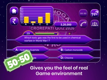 Crorepati Quiz Hindi & English iPad screenshot