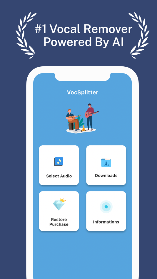 VocSplitter - AI Vocal Remover - 1.0 - (iOS)