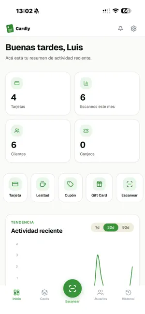 Cardly by ClientiQ screenshot 1