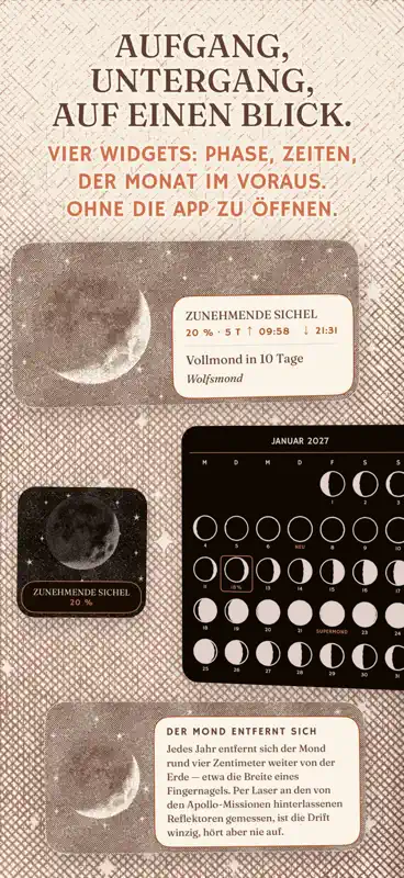 Plenilune: Calendrier lunaire screenshot 2 of 9