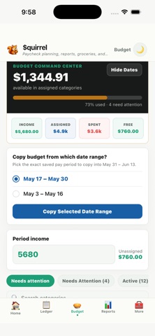 $quirrel - Budget & Finance screenshot