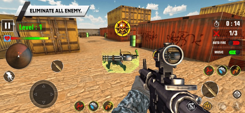FPS Shooting: Gun Games Strike screenshot 2